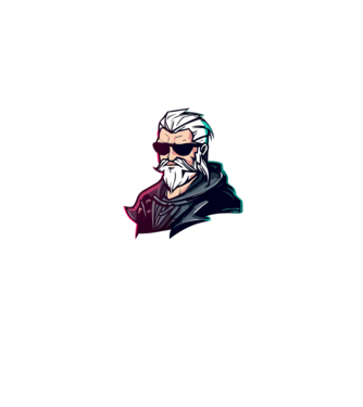 Geralt the witcher minta farmerkék pólón