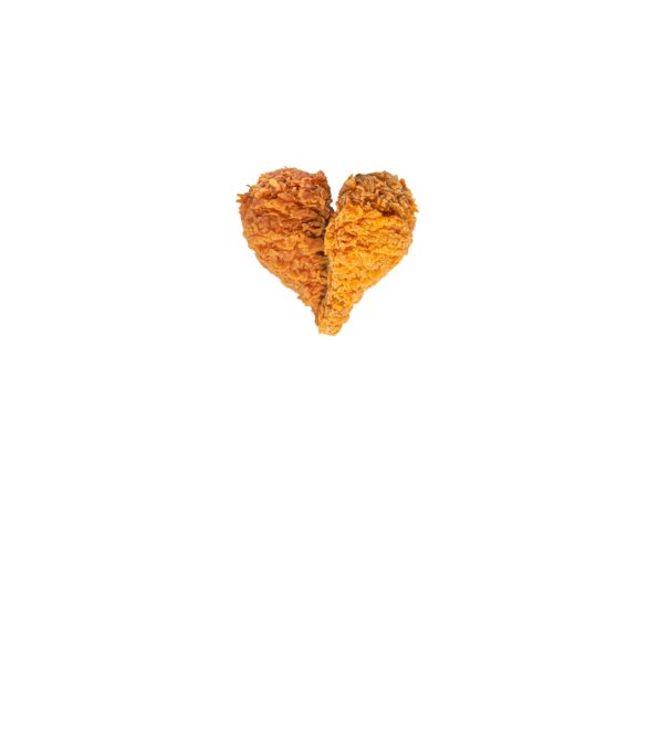 Rántott Csirkecomb <3 minta fehér pólón