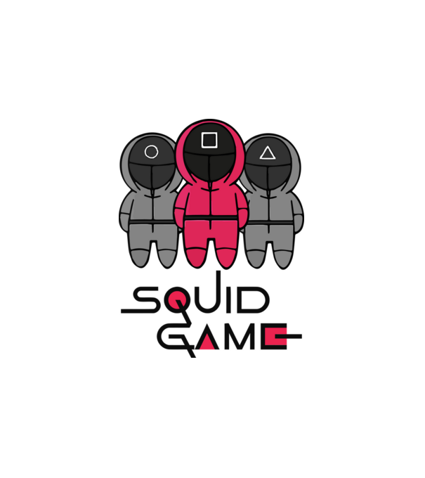 Squid Game - Nyerd meg az életed minta fehér pólón