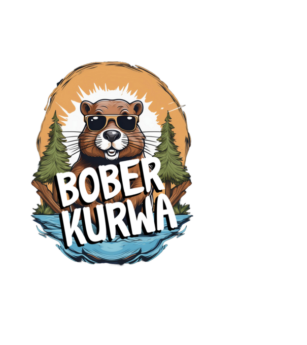 Bober kurwa minta fekete pólón