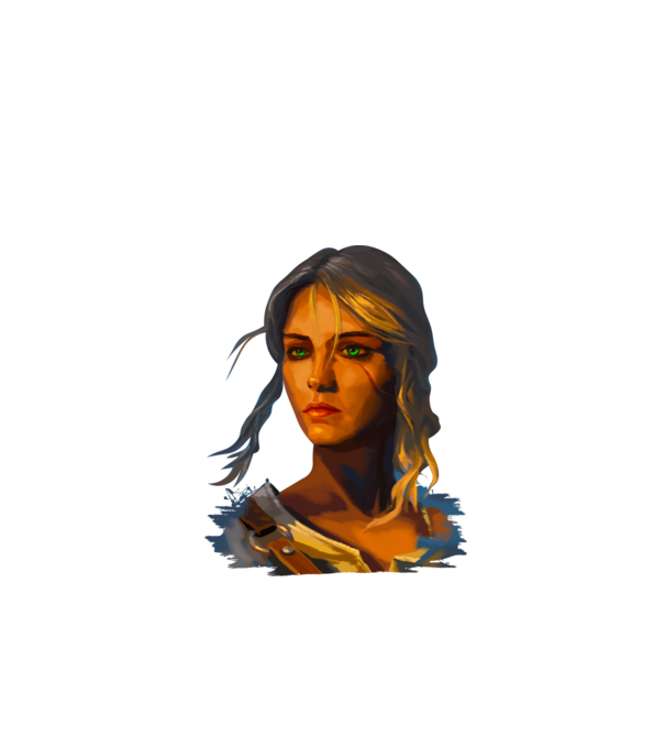 Ciri minta fehér pólón