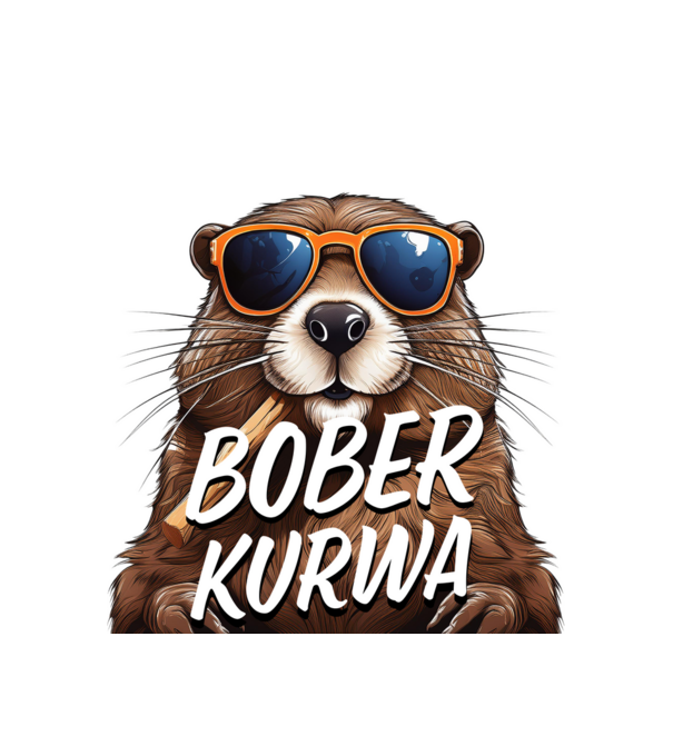 Bober kurwa minta fehér pólón