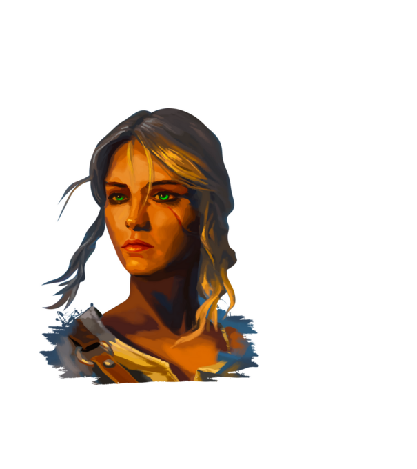 Ciri minta fehér pólón
