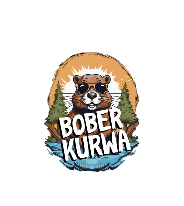 Bober kurwa minta fehér pólón