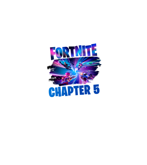 Fortnite - Chapter 5 minta szürke pólón