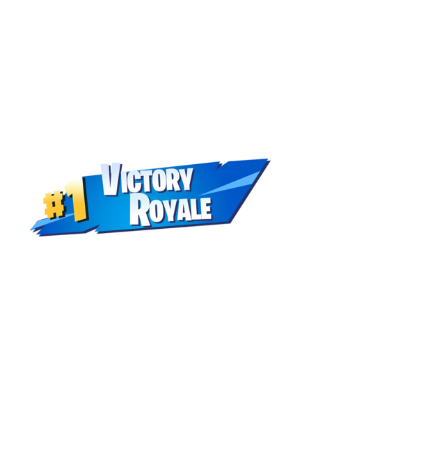 Fortnite Nyertes minta fekete pólón