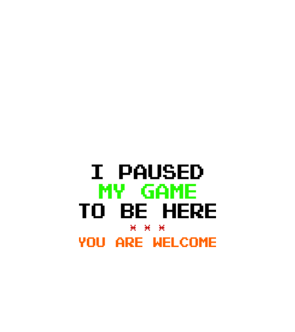Gamer minta fehér pólón