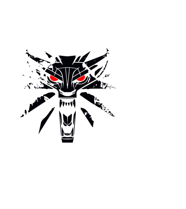 Witcher - Vaják minta világoskék pólón