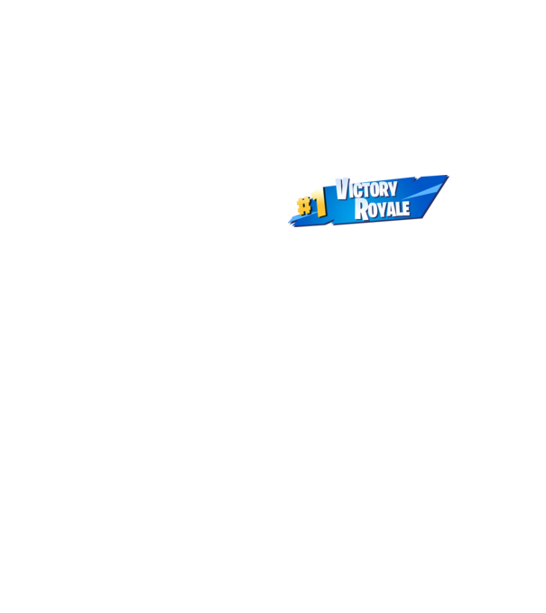 Fortnite Nyertes minta neonsárga pólón