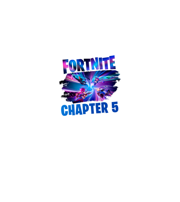 Fortnite minta királykék pólón