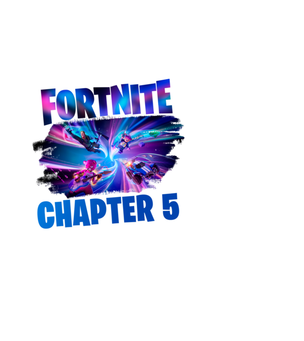 Fortnite - Chapter 5 minta fehér pólón