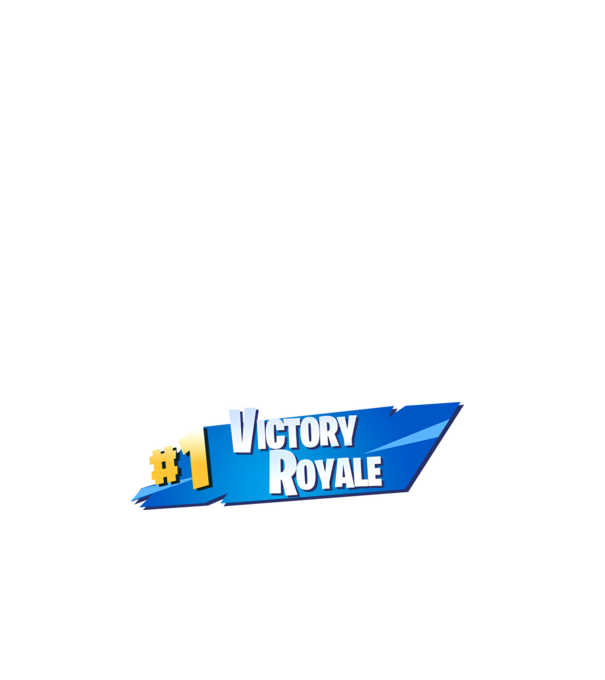 Fortnite Nyertes minta fehér pólón