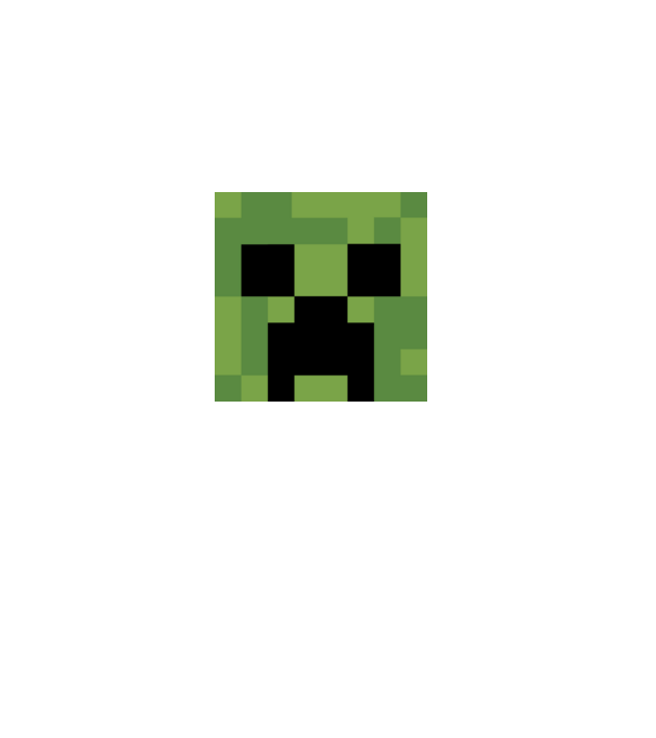 Creeper minecraft minta piros pólón