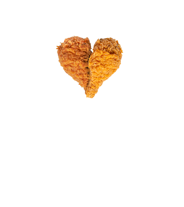 Rántott Csirkecomb <3 minta fehér pólón