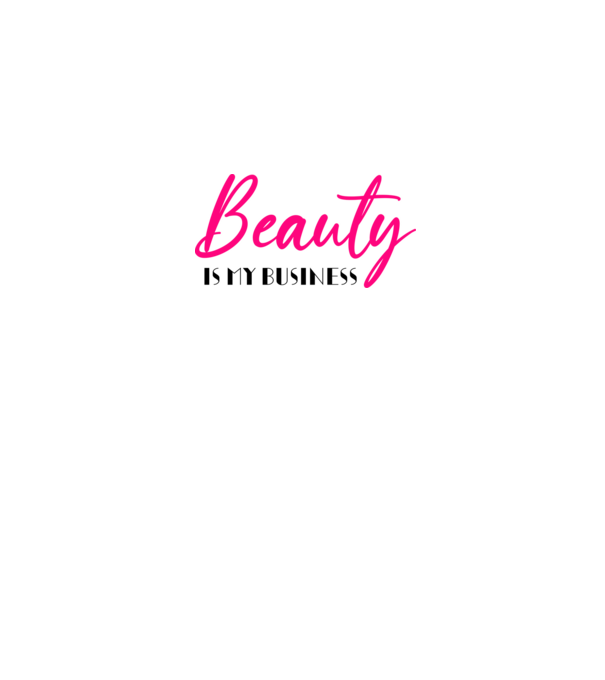 Beauty is my business minta szürke pólón