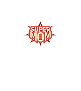 mothers-day minta fehér pólón