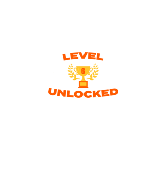 Levelup6 minta fekete pólón