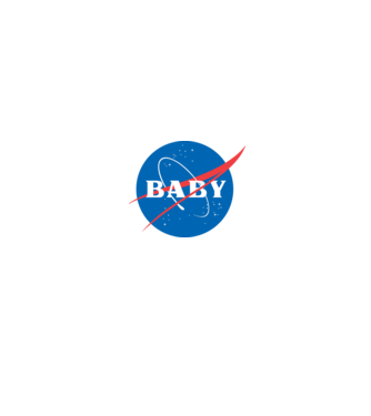 NASABABY minta fehér pólón