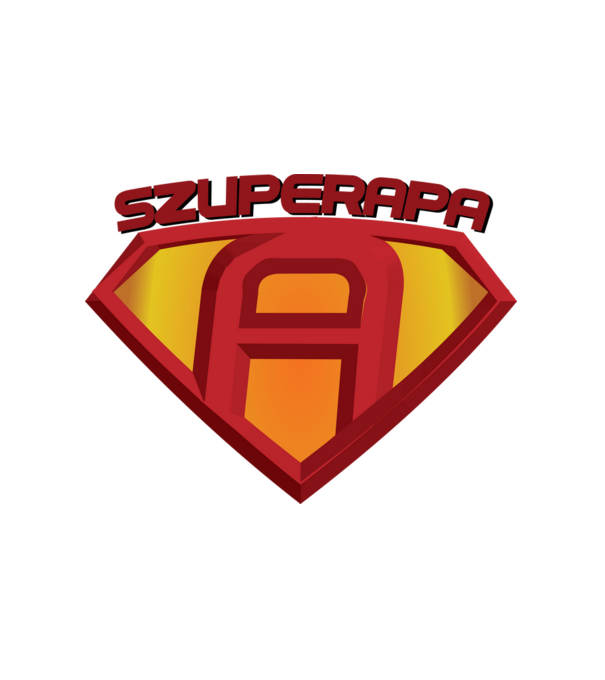 SzuperAPA minta fehér pólón