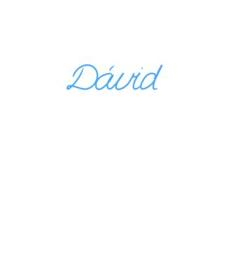 Dávid minta almazöld pólón