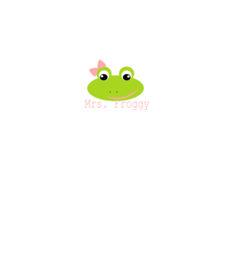 mrs frog minta fekete pólón