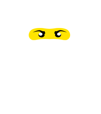ninja minta almazöld pólón