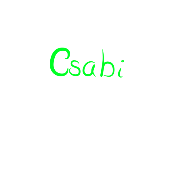 Csabi minta fekete pólón