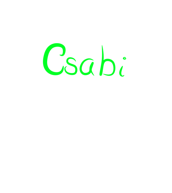 Csabi minta türkiz pólón