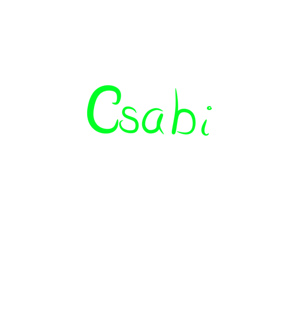 Csabi minta fekete pólón