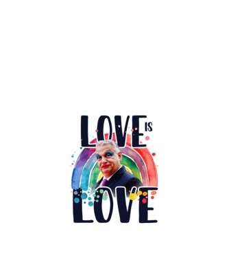 Love is Love - Viktor minta fehér pólón