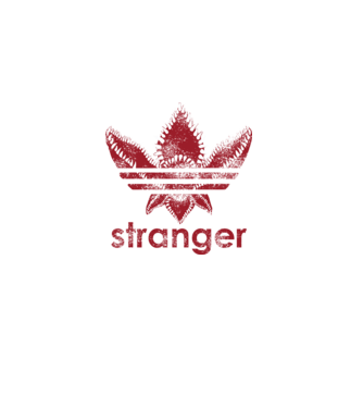 Stranger Things - Adidas paródia  minta szürke pólón