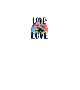 Love is Love - Viktor minta fehér pólón