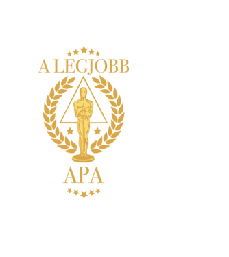 Oscar - A legjobb apa minta világoskék pólón