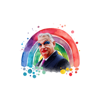 Pride 2025 minta homokszín pólón