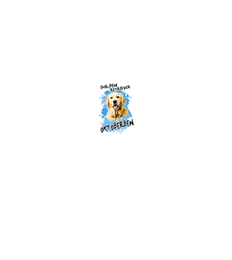 Az igazi GOLDEN RETRIEVER gazdik OKTÓBERben születnek minta fekete pólón