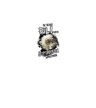 Puli Szeptember minta fehér pólón