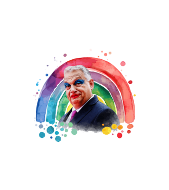 Pride 2025 minta homokszín pólón