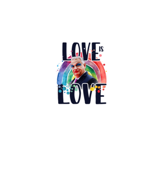 Love is Love - Viktor minta fehér pólón