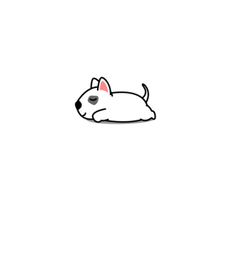 Bull Terrier Nope Not Today minta türkiz pólón