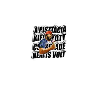 Bud Spencer - Fagyi - fekete betű minta fehér pólón
