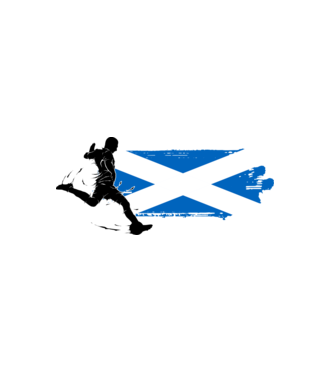 Scotland football flag minta fehér pólón