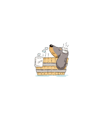 Tacsi - ma nem csinálok semmit! minta fehér pólón