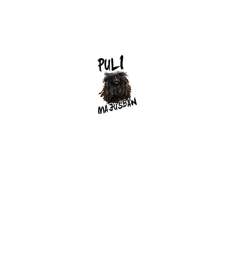 Puli May minta fekete pólón