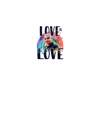 Love is Love - Viktor minta fehér pólón
