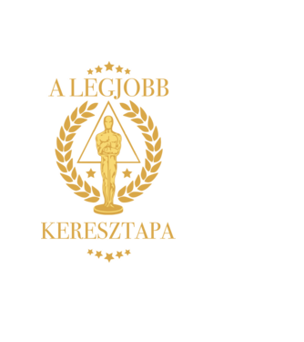 Oscar - A legjobb keresztapa minta fehér pólón