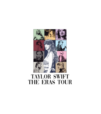 Taylor Swift the eras tour poster minta fehér pólón