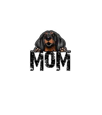 Dachshund Mom minta fehér pólón