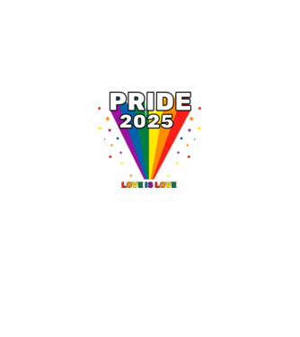Pride 2025 minta királykék pólón