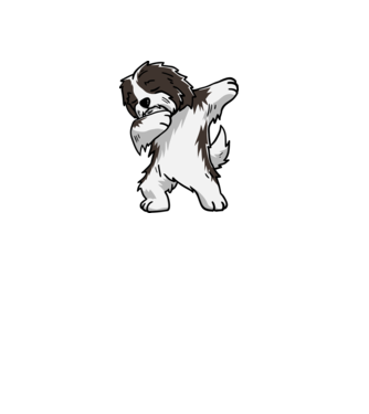 Havanese DAB minta fehér pólón