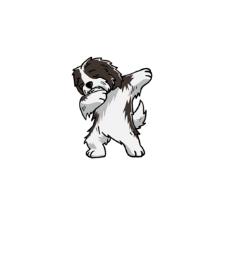 Havanese Dab minta almazöld pólón